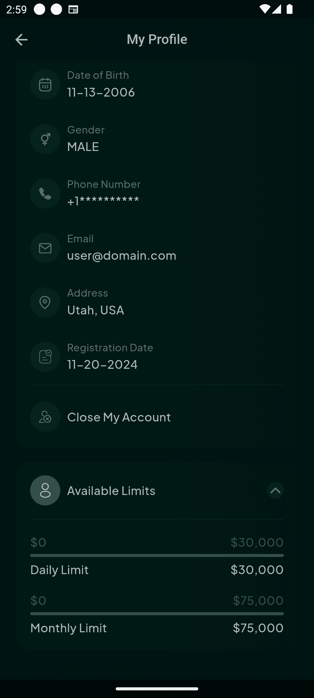 Profile Delete 2